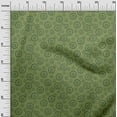 thumbnail image 2 of oneOone Organic Cotton Voile Fabric Geometric & Circle Block Print Sewing Fabric BTY 42 Inch Wide, 2 of 4
