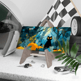 thumbnail image 3 of 1 Pcs 2D Flat License Plate Covers & Frames, Black Cat in the For Decorative Front, Waterproof For Decoration Aluminum License Plate Covers & Frames Cover For Men Women, 12" X 6", 3 of 6