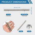 thumbnail image 2 of Uxcell UNC Fully Threaded Rod Length Right Hand Thread with Nuts for Various Applications 1/4"-20 x 3.15" 4, 2 of 6