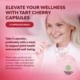 thumbnail image 3 of Nature's Craft Tart Cherry Extract 10:1 Supplement, 750 mg, 120 Capsules, 3 of 9