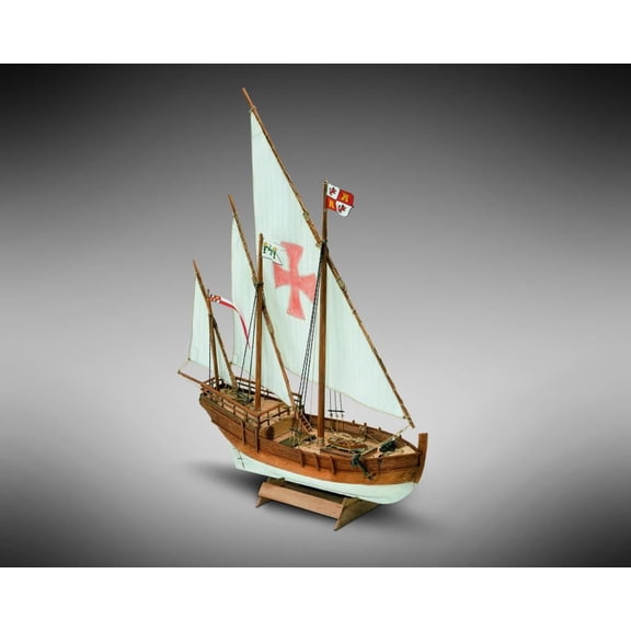 Mamoli MM16 - Nia - Pre-Carved Wooden Hull Ship Model Kit - Scale 1/106 Length 235mm (9")
