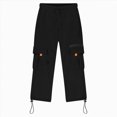 thumbnail image 7 of CAUYDY Kids Casual Sweatpants for Boys Tween Baggy Cargo Pants Teen School Athletic Joggers Elastic Waist Fall Winter Black Sizes 7-8 Years, 7 of 7
