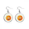 thumbnail image 1 of Halloween Calabaza redonda patron Pendientes pendientes de plata colgantes joyas señora Unbranded M, 1 of 3