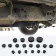 thumbnail image 4 of Bgsha 18×Black ABS Chassis Waterproof Plug Stopper For Jeep JL/JT 2018-2020, 4 of 8