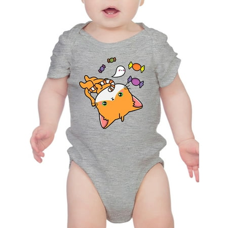 

Cute Pumpkitty W Candy. Bodysuit Infant -Image by Shutterstock 18 Months