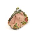 thumbnail image 6 of Wrapables® Canvas and Embroidered Floral Coin Purse Clutch Wallet (Set of 2), Light and Bright Pinks, 6 of 8
