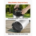 thumbnail image 6 of Corny Keg, 2.5 Gallon Ball Lock Keg, SUS304 Cold Brew Kegs with Dual Rubber Handles & Heavy-Duty Rubber Bottom, Brewing Equipment for Home Brewing Party, 2 PCS, 6 of 7