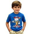 thumbnail image 4 of Boys Shirts Cotton Short Sleeve Shirts for Girls T-Shirts Summer Oversized Clothes Tops Tees Back To School Fashion Outfits, 4 of 4
