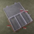 thumbnail image 3 of Gebildet Clear Rectangular Plastic Bead Storage Containers Box Case with lid for Pills, Tiny Bead, Jewellery & Craft Items etc (4pcs), 3 of 3