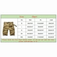 thumbnail image 4 of TAIAOJING Men's Cargo Shorts Summer Fashion And Leisure With Multi-pocket Solid Color Overalls Shorts, 4 of 7
