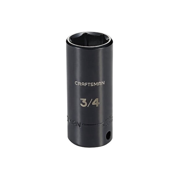 Craftsman Sockets, 3/8" Drive 3/4" SAE Deep Impact CMMT15898