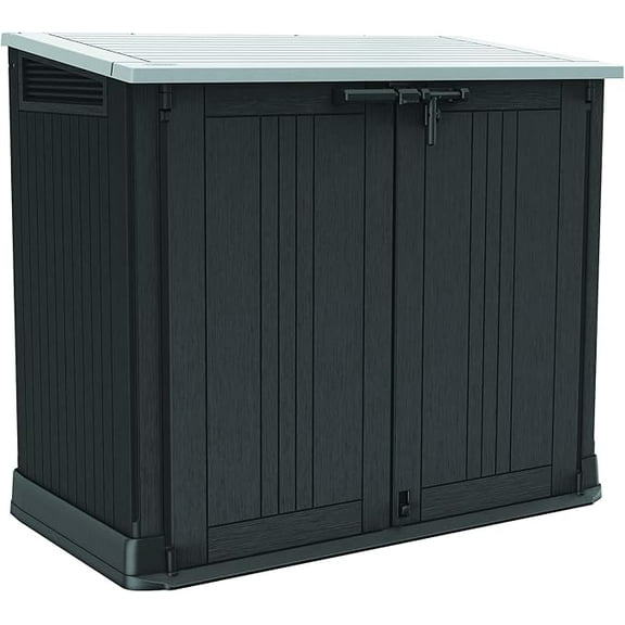 Keter Cobertizo de Almacenamiento Sio Midi, Color Marron, Caja para almacenar, Exterior e Interior.
