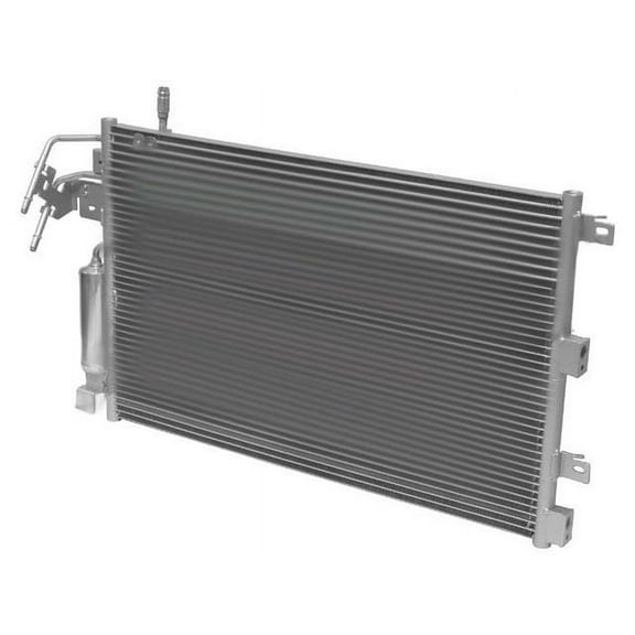 A/C Condenser with Transmission Cooler - Compatible with 2008 - 2011 Ford Focus 2009 2010