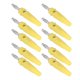 thumbnail image 4 of 10pcs/set 4mm Banana Plug Socket Terminal Connector for Welding Machinery Charging GeneratorsYellow, 4 of 5