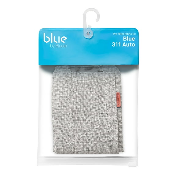 Blueair Blue Pure 311 Auto Winter Reed Pre-filter, Washable Pre-filter Fabric Traps Pollen, Pet Hair & Dust, Light Gray