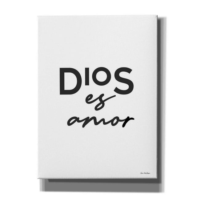 Epic Graffiti 'God is Love - Spanish' by Seven Trees Design, Giclee Canvas Wall Art, 40"x54"