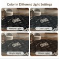 thumbnail image 7 of ODIKA 6'x9' Washable Area Rug Non-Slip, Chair-Friendly, Boho Academia Goth Centerpiece Symmetrical Motif Traction Gothic for Dining Room, Under Table, Office Décor, 7 of 7