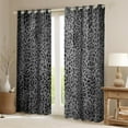 thumbnail image 2 of Manfei Aesthetic Gray Blackout Curtains Set of 2 (38x54 Each), Cheetah Leopard Print Curtains and Drapes, Safari Wildlife Living Room Curtains, Luxury Bedroom Decor, 2 of 6