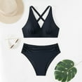 thumbnail image 5 of Aofany Plus Size Womens Bikini Sets High Waisted Swimsuit Bikini Bathing Suit for Women Two Pieces Swimwear, 5 of 8