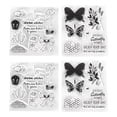thumbnail image 2 of Juego de Sellos Transparentes álbum de Recortes álbum de Fotos Personalizado Fabricación de Tarjetas Carpeta de Grabación en Relieve TPR Transparente Sellos Transparentes ANGGREK Otros, 2 of 8