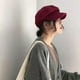 thumbnail image 1 of Gorro de mujer, boina francesa, gorro de lana cálido, gorro de vendedor de periódicos, gorro plano, gorro de invierno, gorro de mujer, gorro octogonal., 1 of 2
