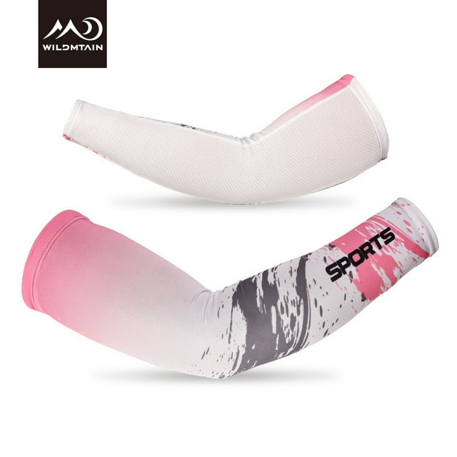 Manchons de Bras de Cyclisme en Tissu Glacé, Manchon de Basketball UV, Manchons de Bras de Course