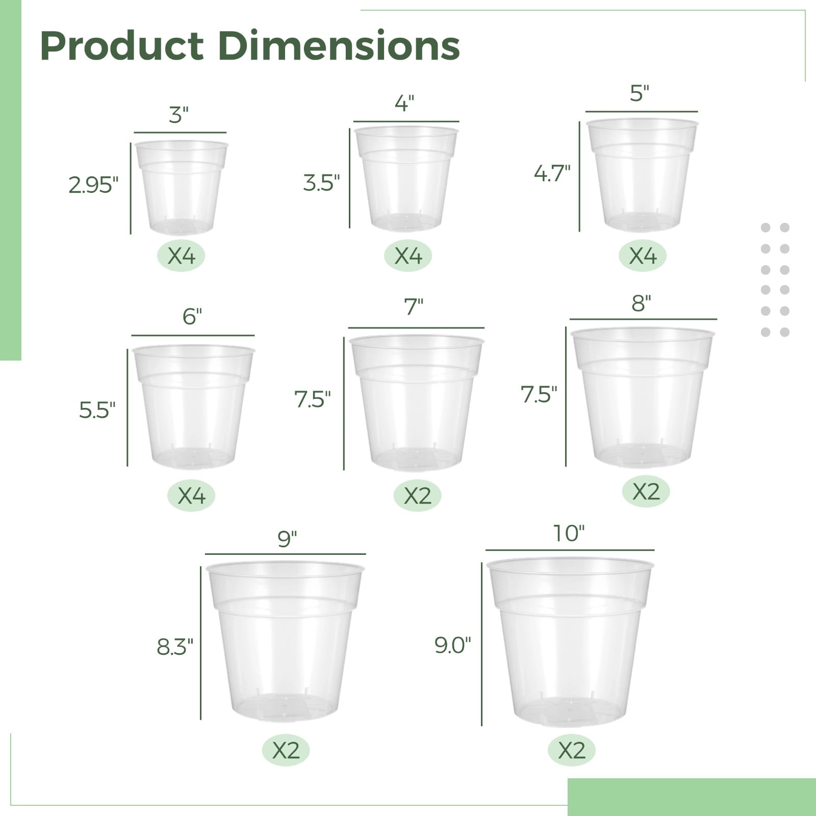 24 Pack Hydroponic Baskets, Plastic Mesh Planting Pots with Drainage – Stackable Root Control Grow Baskets for Lily, Indoor Gardening