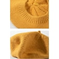 thumbnail image 2 of CoCopeaunt Women Wool Beret Hat French Style Winter Warm Knit Cap Artist Painter Hat, 2 of 4