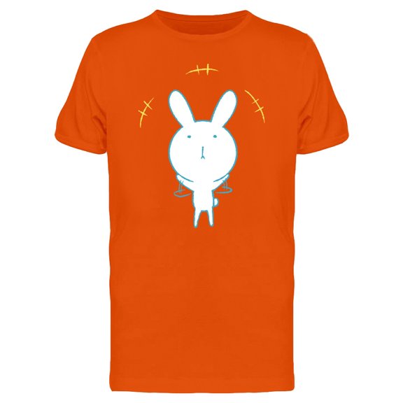 Rabbit Doing Exercise Doodle Tee Men's -Image by Shutterstock