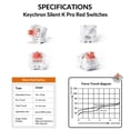 thumbnail image 4 of Teclado Keychron Q6 Pro KSA Silent Red Switch de tamaño completo, 4 of 9