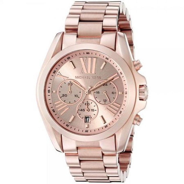 Michael Kors Women's Roman Numeral Rose Gold Chronograph Watch photo 1
