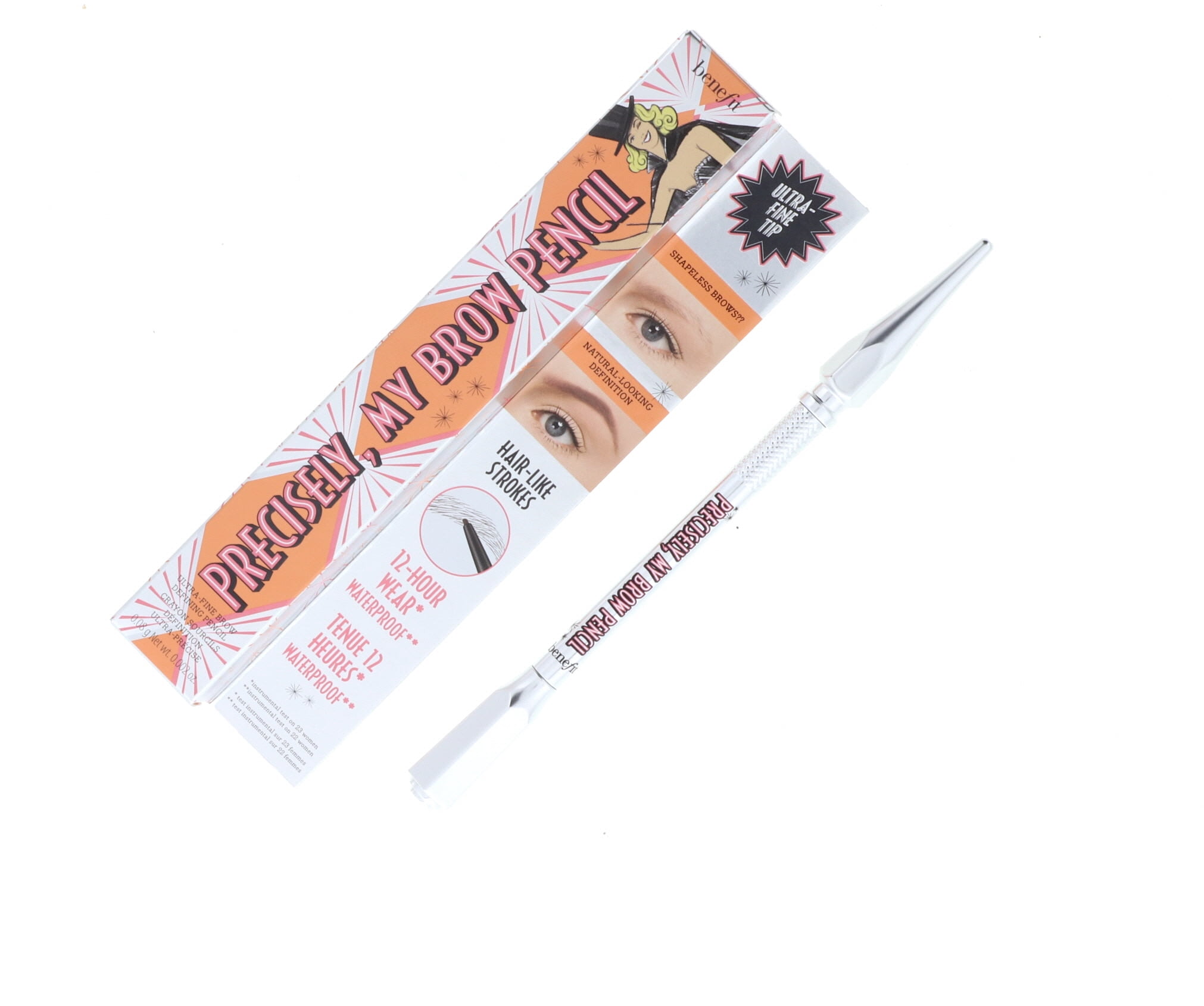 Benefit Precisely My Brow Pencil Ultra Fine Brow Defining, No. 4, Medium, 0.002 Ounce