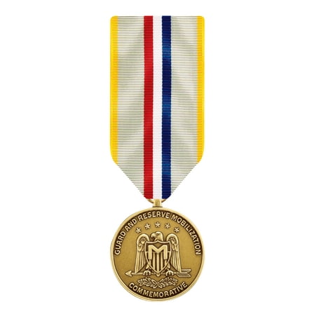National Guard And Reserve Mobilization Commemorative Medal Miniature