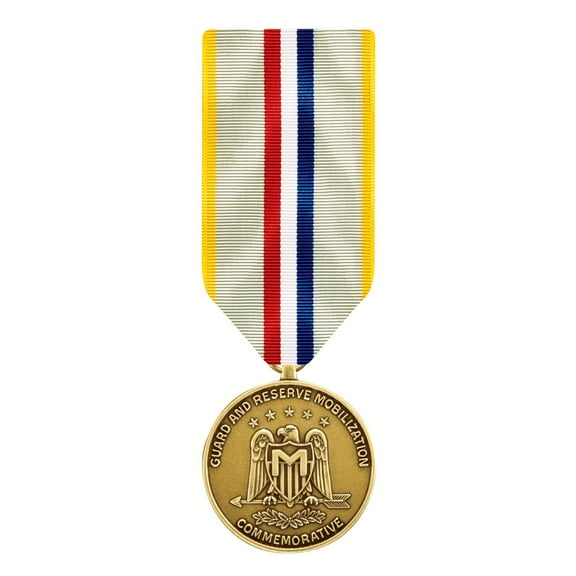 National Guard And Reserve Mobilization Commemorative Medal Miniature
