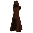 thumbnail image 1 of Heliisoer Femmes en Vrac Pull Grande Blouse Tops Taille Manteau Robe Rétro à Capuche, 1 of 6