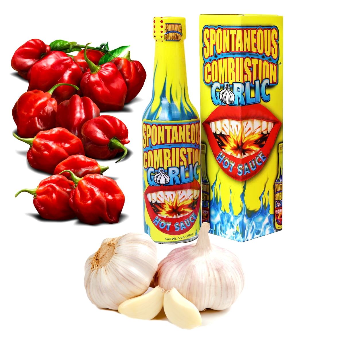 Ass Kickin' Spontaneous Combustion Garlic Hot Sauce
