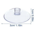 thumbnail image 2 of BRIGHTFUFU 100 Uds pequeños accesorios de ventosa ventosas anticolisión almohadillas de suspensión para vidrio plástico, 2 of 7