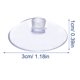 thumbnail image 2 of GOOHOCHY 100 piezas de accesorios de ventosas pequeñas anticolisión, almohadillas de ventosa para colgar vidrio y plástico., 2 of 7