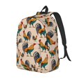 thumbnail image 1 of Fotbe Rooster Mochila de Lona con Estampado, Mochila Duradera, Mochila Versátil de Alta Calidad, Mochila Compacta Vintage-Small, 1 of 5