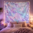 thumbnail image 2 of Pastel Butterflies Among Pearls and Seashells, Dreamy Fantasy for Butterfly Lovers, Underwater Wall Art, Mother's Day Gift, Tapestry Wall Hanging for Bedroom and Dorm, 2 of 7