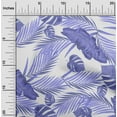 thumbnail image 2 of oneOone Polyester Spandex Medium Purple Fabric Tropical Leaf Sewing Material Print Fabric By The Yard 56 Inch Wide, 2 of 4
