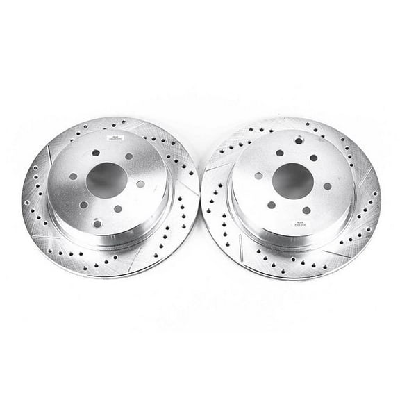 Power Stop JBR1125XPR Evolution Drilled & Slotted Rotors -Rear