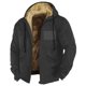 thumbnail image 1 of Men's Solid Color Flag Print Jacket Men's Spring And Autumn Casual Trend Zipper Hooded Jacket L, 1 of 3