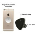 thumbnail image 3 of Electroplating Magnetic Car Air Vent Mount Holder for LG Q60, K50, K40, BLU Studio X8 HD (2019), Alcatel 1c (2019) (Black) + Mini Stylus, 3 of 6