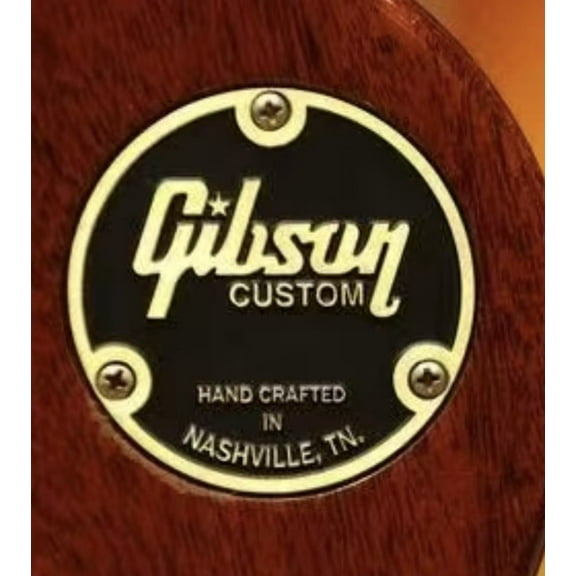 Guitar Toggle Switch Back Metal Plate Cover For Gibson Custom HAND CRAFTED