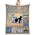 thumbnail image 2 of Dog Mom Gifts for Women, Gifts for Dog Moms, Dog Lovers Gifts for Women, Dog Mom Gift for Christmas Mothers Day, Best Dog Mom Birthday Blanket 60 x 50 (zjm154,50"x 60"), 2 of 6