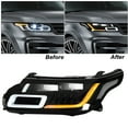 thumbnail image 4 of Aramox Facelift Style Full LED Matrix Headlights Projector LED Headlight Assembly Replacement for Land Rover Range Rover Sport L494 Pre Facelift 2014-2017, 4 of 8