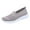 Grey, variant on Mostsola Loafers for Women Lightweight Knit Mesh Sneakers Slip on Walking Shoes Summer Sandals