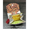 thumbnail image 2 of The Burrito Wallet with Foil Bag, Giant Tortilla Leather Purse, Travel Card Holder Organizer, Novelty Storage Wrap, 2 of 8