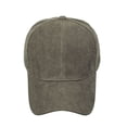 thumbnail image 3 of Wensltd Women Classic Suede Baseball Cap Warm Outdoor Winter Travel Accessory Solid Color Fashion Comfortable Hat Gray, 3 of 4